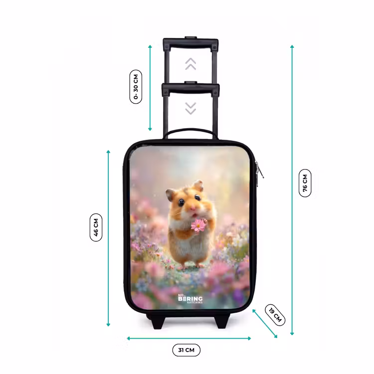 Kinderkoffer - Hamster - Blume - Natur - Tier — 7