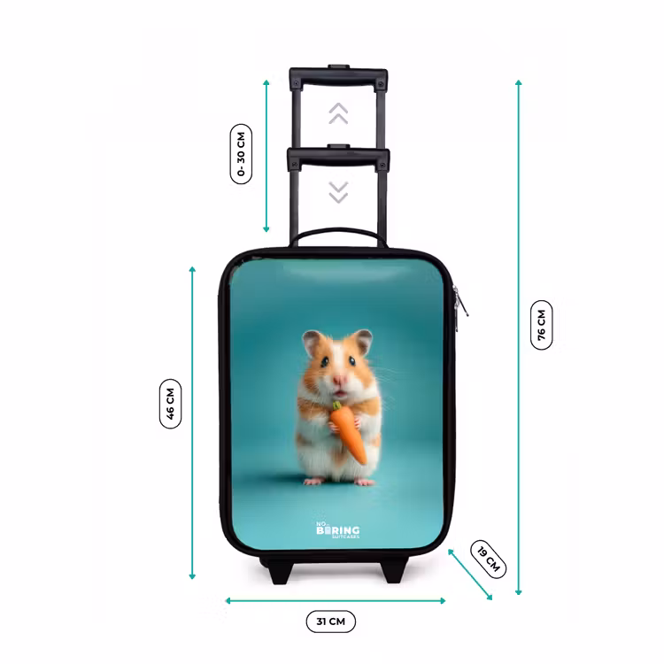 Kinderkoffer - Hamster - Karotte - Tier — 7