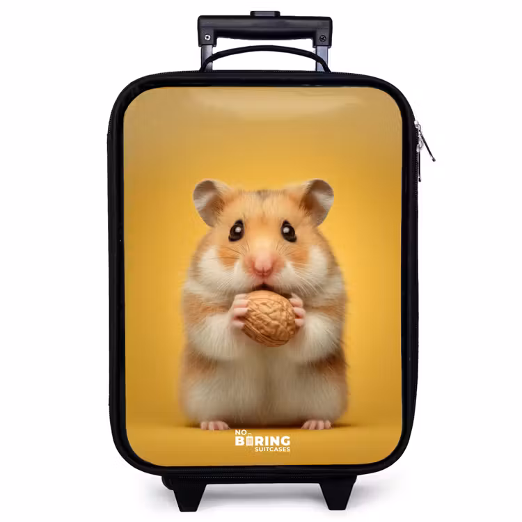Kinderkoffer - Hamster - Walnuss - Tier — 1