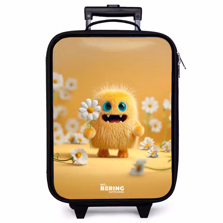 Kinderkoffer - Monster - Kreatur - Blume - Gelb — 1