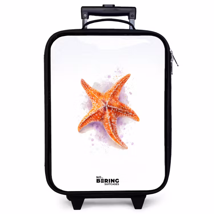 Kinderkoffer - Orange Seestern Illustration — 1
