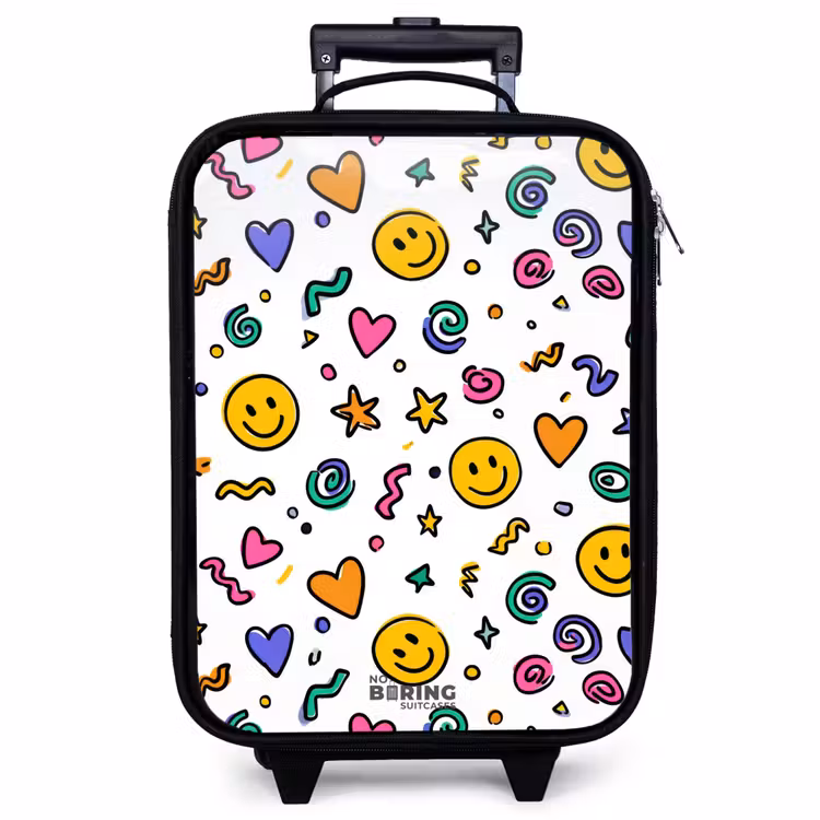Kinderkoffer - Smiley - Herz - Stern — 1