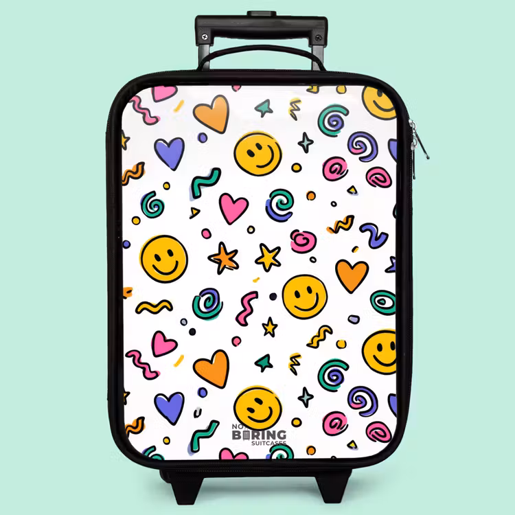 Kinderkoffer - Smiley - Herz - Stern — 3