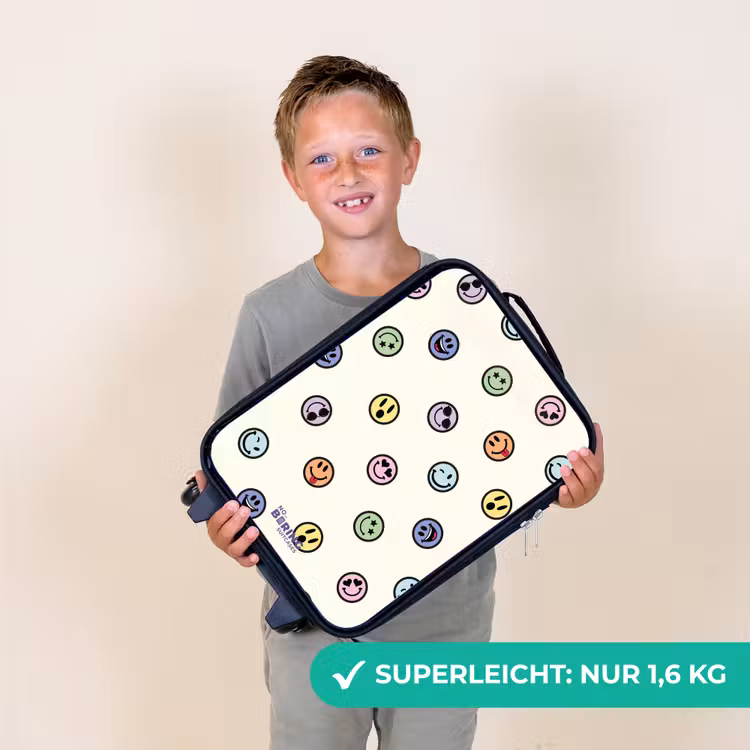 Kinderkoffer - Verspielter Smiley-Mix — 2