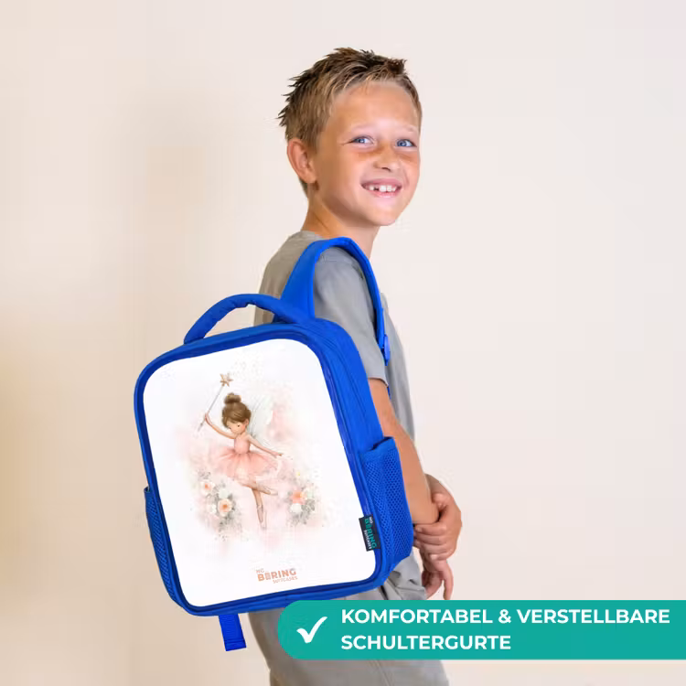 Kinderrucksack - Blau - Ballerina Fee in Rosa — 5