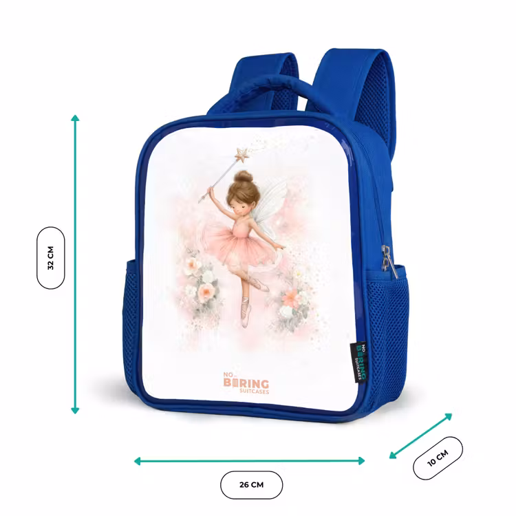 Kinderrucksack - Blau - Ballerina Fee in Rosa — 6