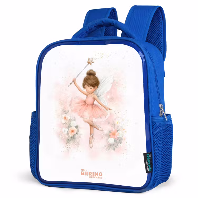 Kinderrucksack - Blau - Ballerina Fee in Rosa — 7