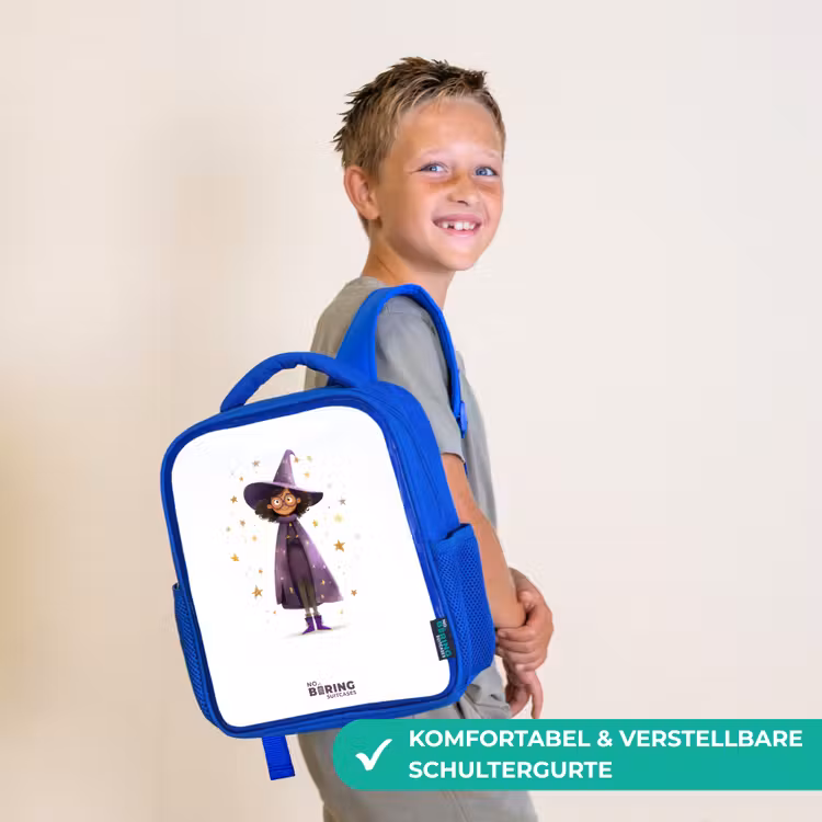 Kinderrucksack - Blau - Der violette Umhang des Zauberers — 5