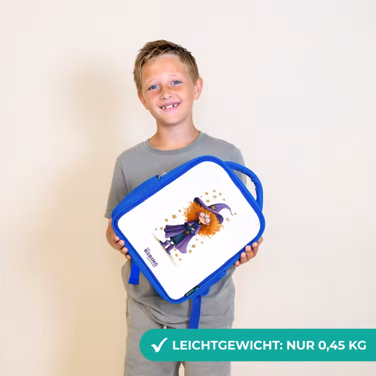 Kinderrucksack - Blau - Sternenzauber mit Locken — 4
