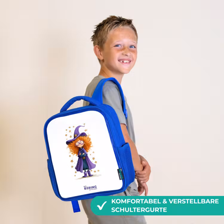 Kinderrucksack - Blau - Sternenzauber mit Locken — 5