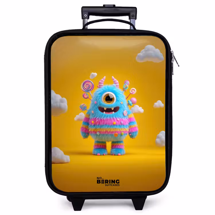 Kinderkoffer - Süßigkeiten - Monster - Regenbogen — 1