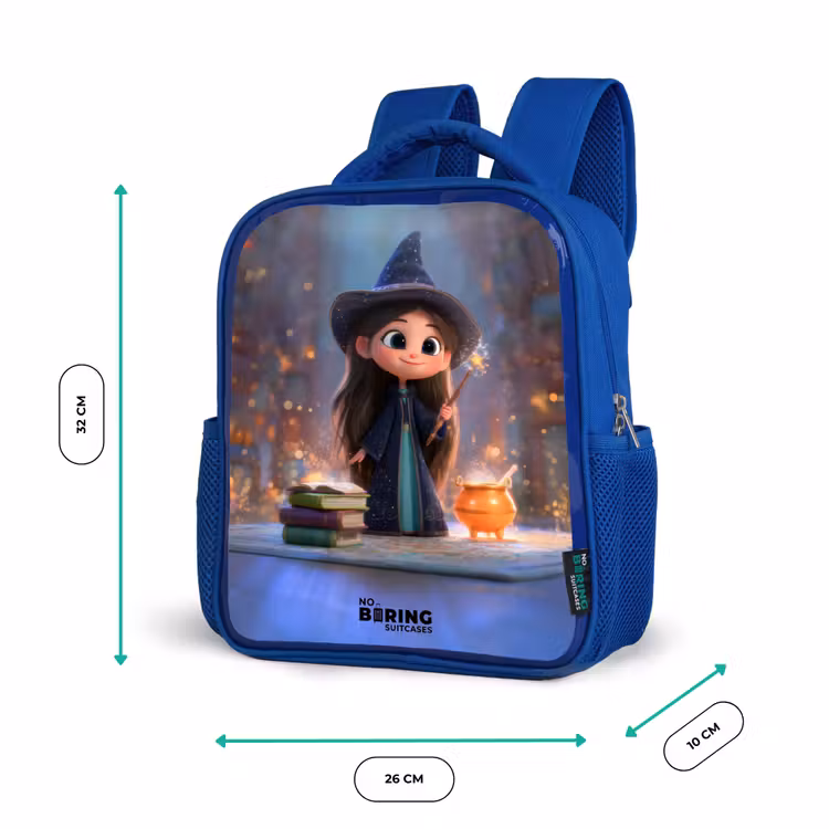 Kinderrucksack - Blau - Kleine Zauberin in der Bibliothek — 6