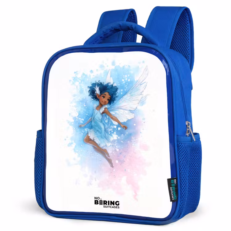 Kinderrucksack - Blau - Fliegende Fee in Blautönen — 7