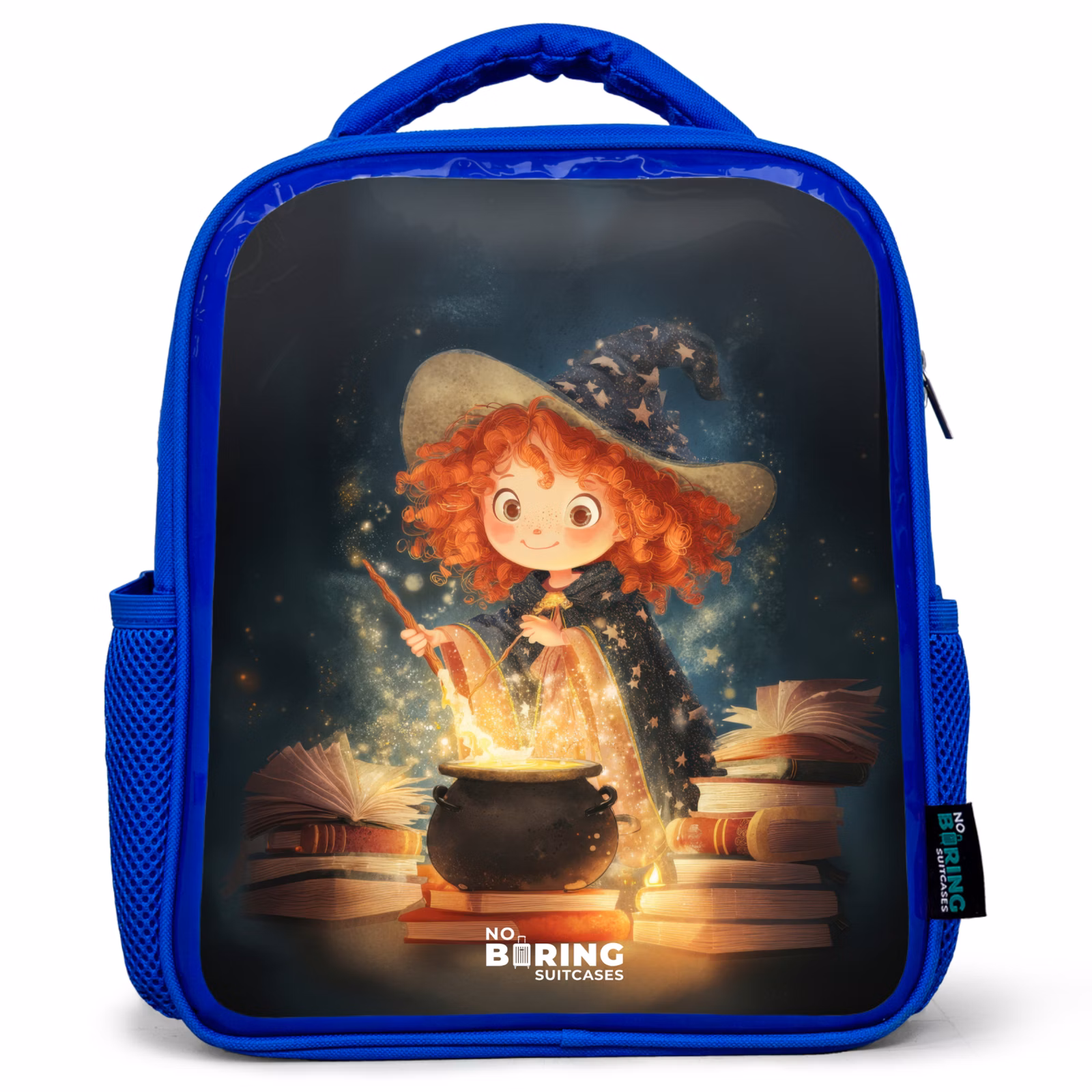 Kinderrucksack - Blau - Hexe mit funkelndem Trank — 1