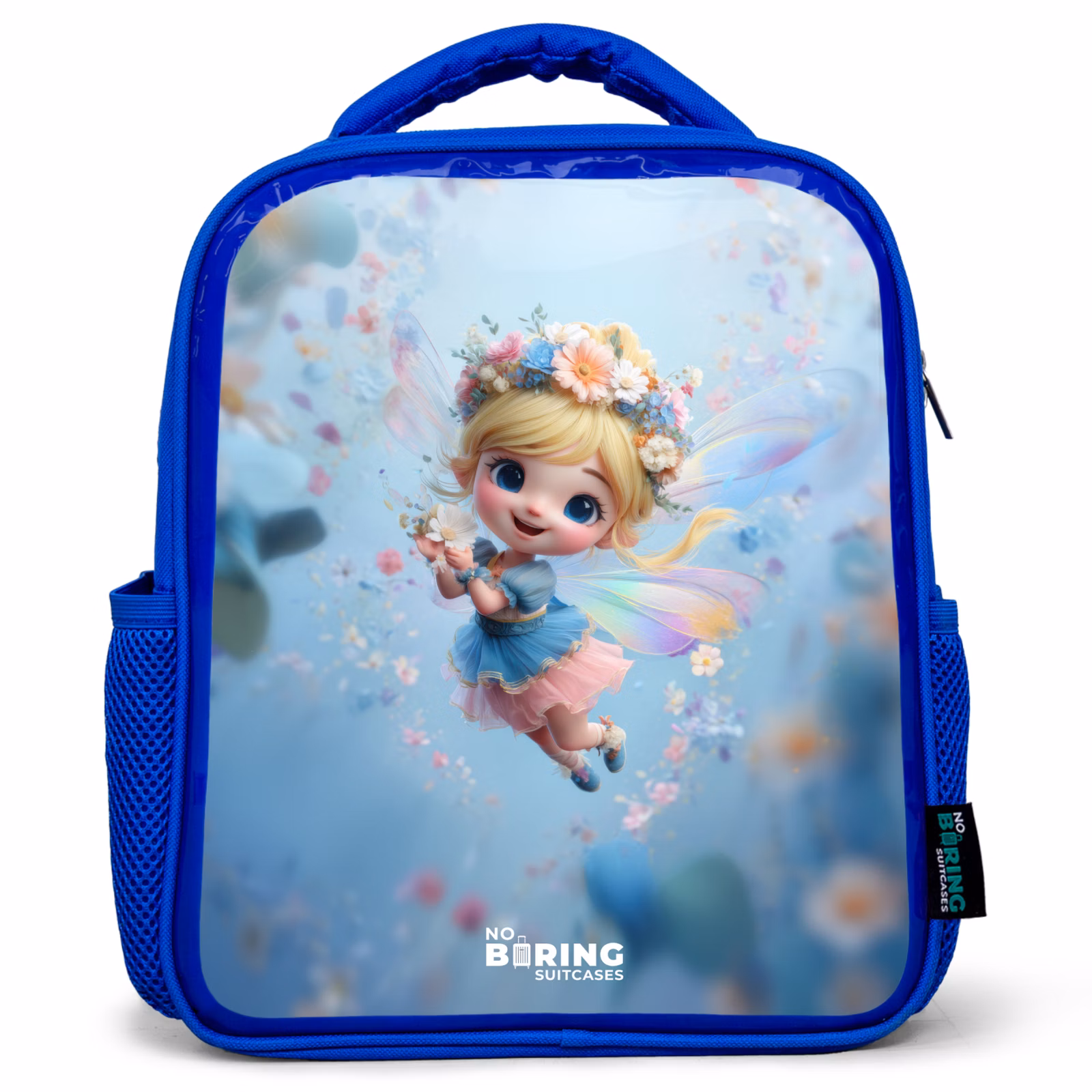 Kinderrucksack - Blau - Schmetterling Fee in Flower Air — 1
