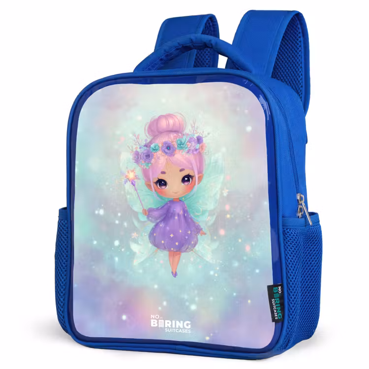 Kinderrucksack - Blau - Blumenfee in pastellfarbenem Glanz — 7