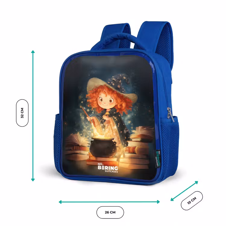 Kinderrucksack - Blau - Hexe mit funkelndem Trank — 6