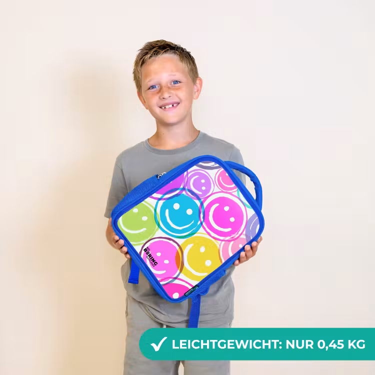 Kinderrucksack - Blau - Bunte Lächel-Explosion — 4