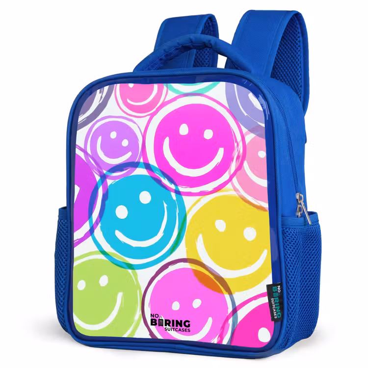 Kinderrucksack - Blau - Bunte Lächel-Explosion — 7