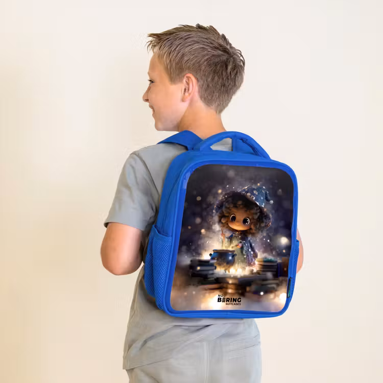 Kinderrucksack - Blau - Magische Nacht der Magie — 2