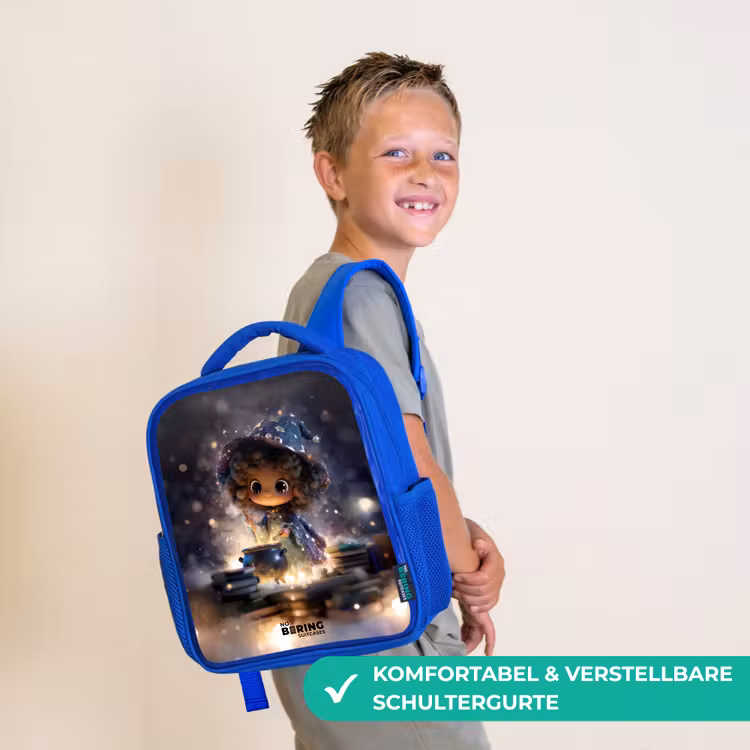 Kinderrucksack - Blau - Magische Nacht der Magie — 5