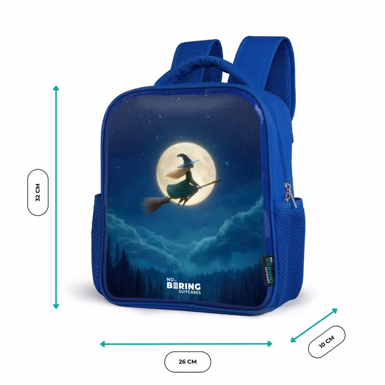 Kinderrucksack - Blau - Nachtflug über den Wald — 6
