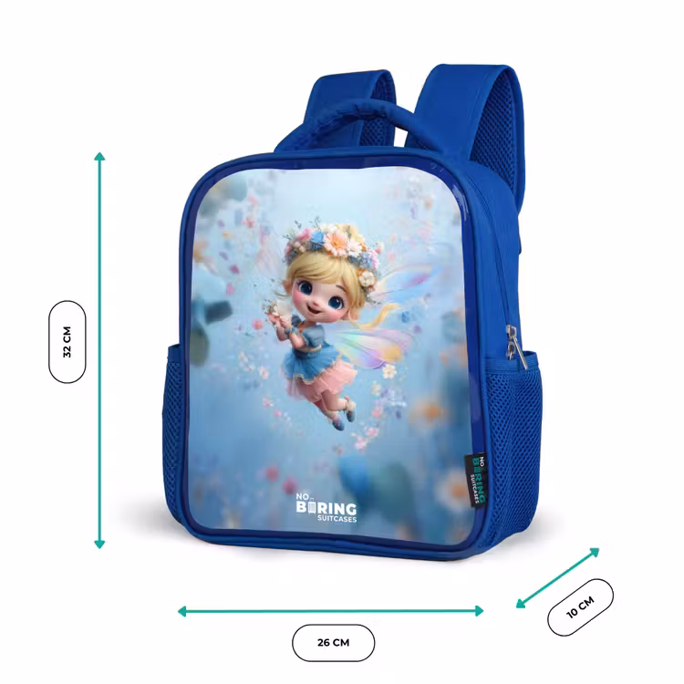 Kinderrucksack - Blau - Schmetterling Fee in Flower Air — 6