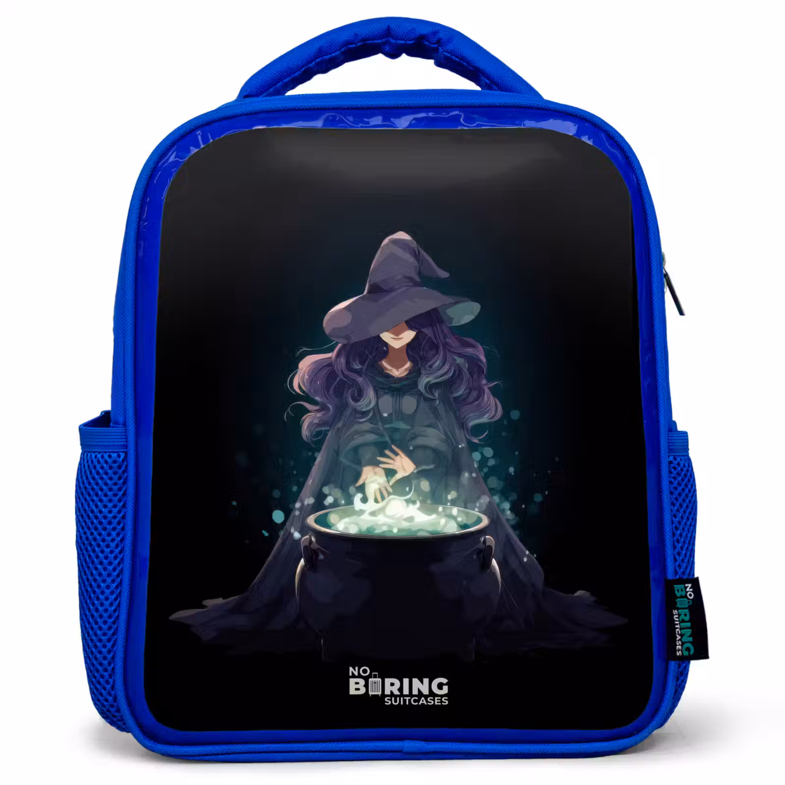 Kinderrucksack - Blau - Hexe - Kessel - Magie — 1
