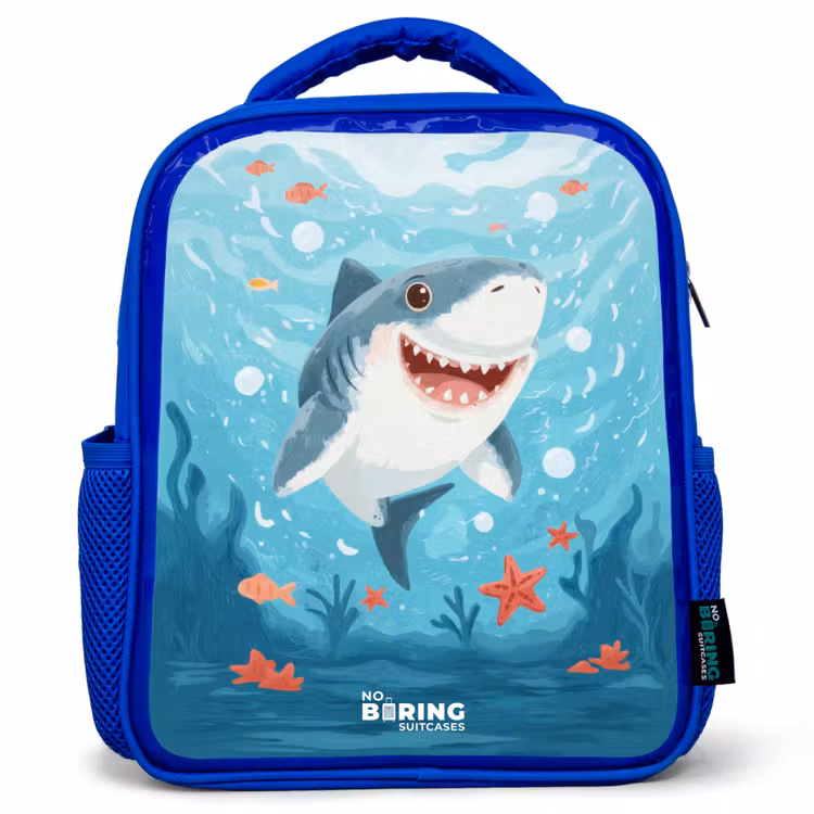Kinderrucksack - Blau - Hai - Wasser - Meer — 1