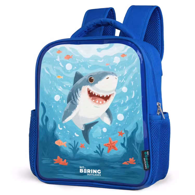 Kinderrucksack - Blau - Hai - Wasser - Meer — 7