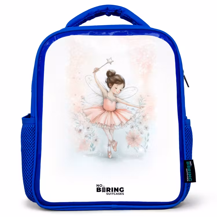 Kinderrucksack - Blau - Ballerina - Elfe - Fee — 1