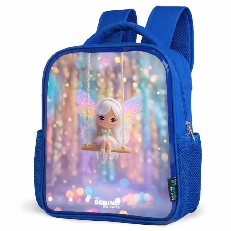 Kinderrucksack - Blau - Fee - Elf - Regenbogen — 7