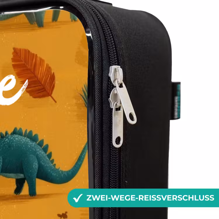 Kinderkoffer mit Name - Dino - Tiere - Muster — 6