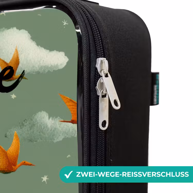 Kinderkoffer mit Name - Muster - Dino - Flugsaurier — 6