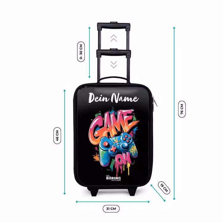 Kinderkoffer mit Name - Controller - Spiel - Graffiti - Text — 7