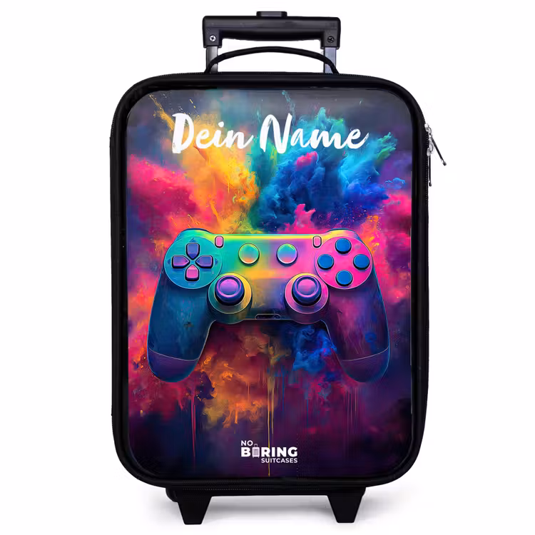 Kinderkoffer mit Name - Spiel - Controller - Bunt - Explosion — 1
