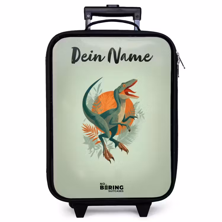 Kinderkoffer mit Name - Tier - Dino - Natur — 1