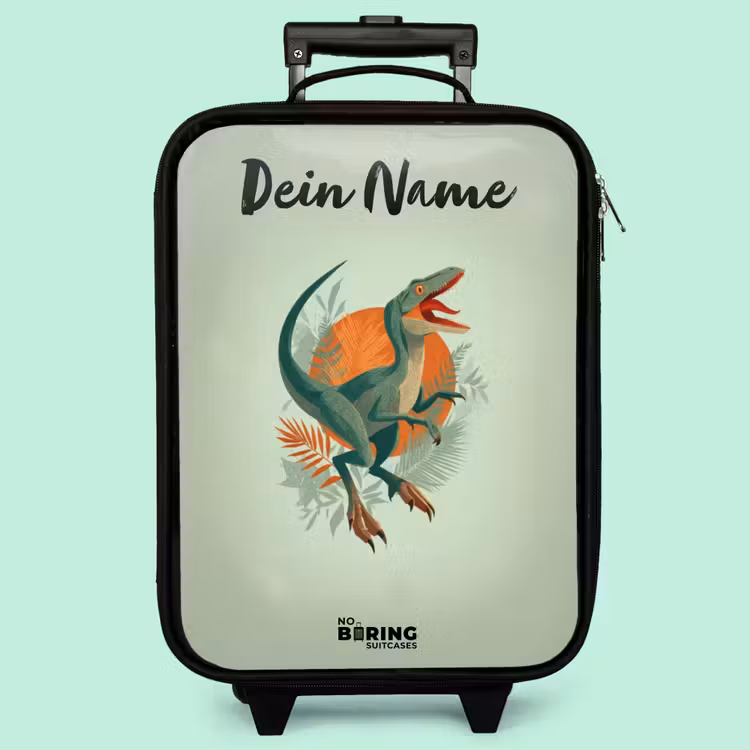 Kinderkoffer mit Name - Tier - Dino - Natur — 3