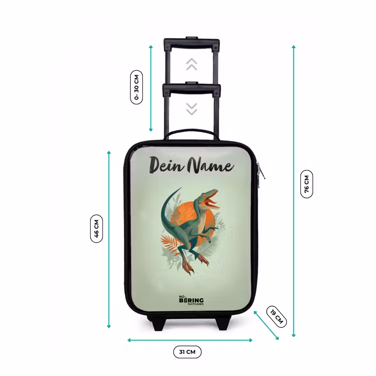 Kinderkoffer mit Name - Tier - Dino - Natur — 7