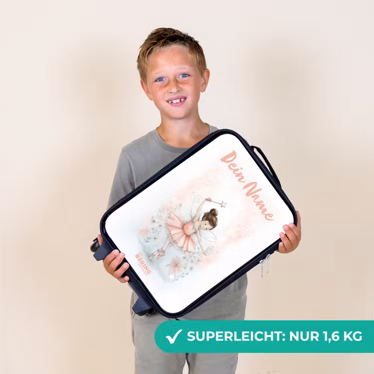 Kinderkoffer mit Name - Ballerina - Elfe - Fee — 2