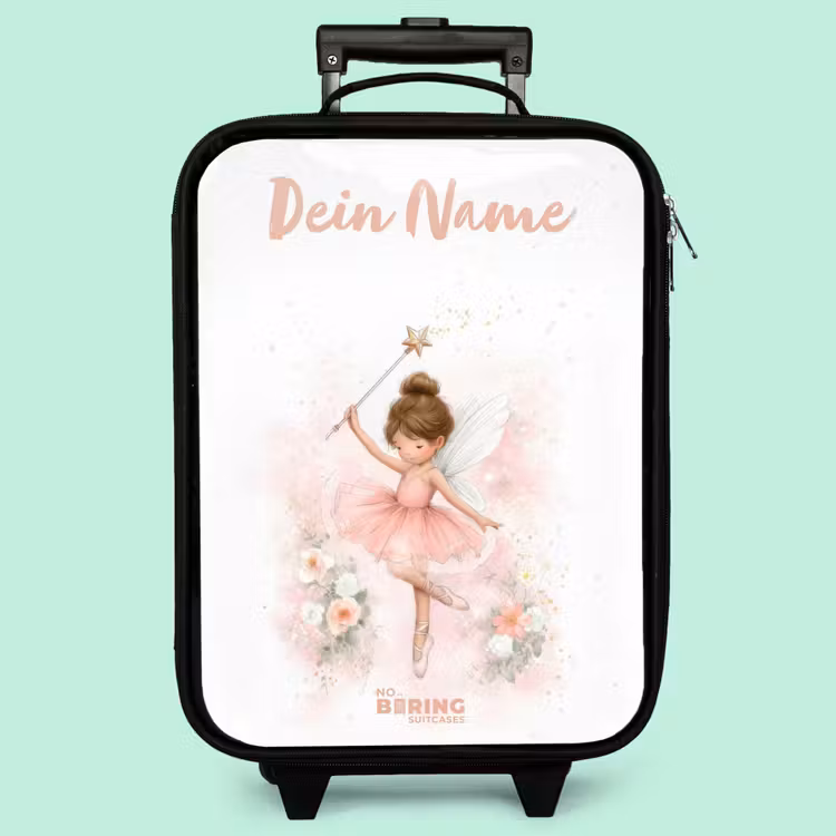 Kinderkoffer mit Name - Ballerina Fee in Rosa — 3