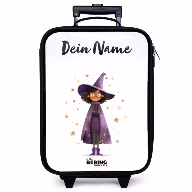 Kinderkoffer mit Name - Der violette Umhang des Zauberers — 1