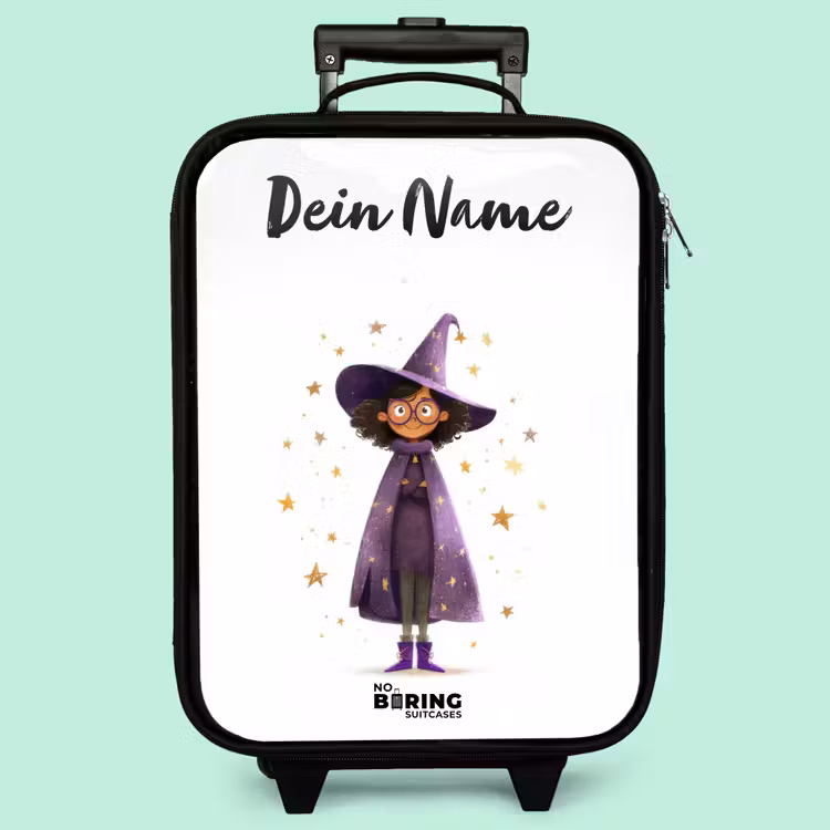 Kinderkoffer mit Name - Der violette Umhang des Zauberers — 3