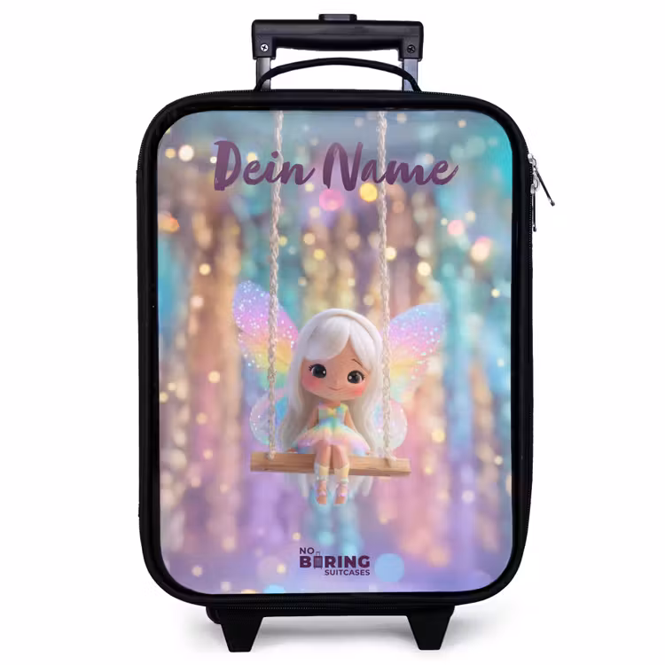 Kinderkoffer mit Name - Fee - Elf - Regenbogen — 1