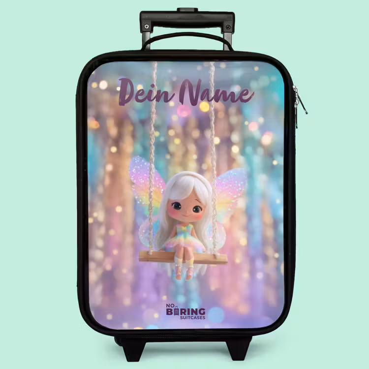 Kinderkoffer mit Name - Fee - Elf - Regenbogen — 3