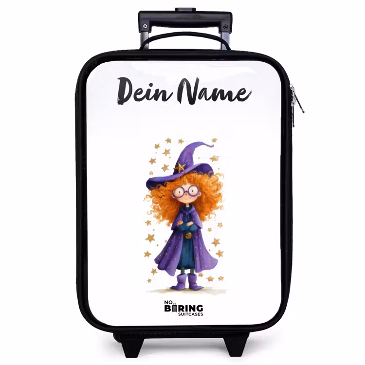 Kinderkoffer mit Name - Sternenzauber mit Locken — 1