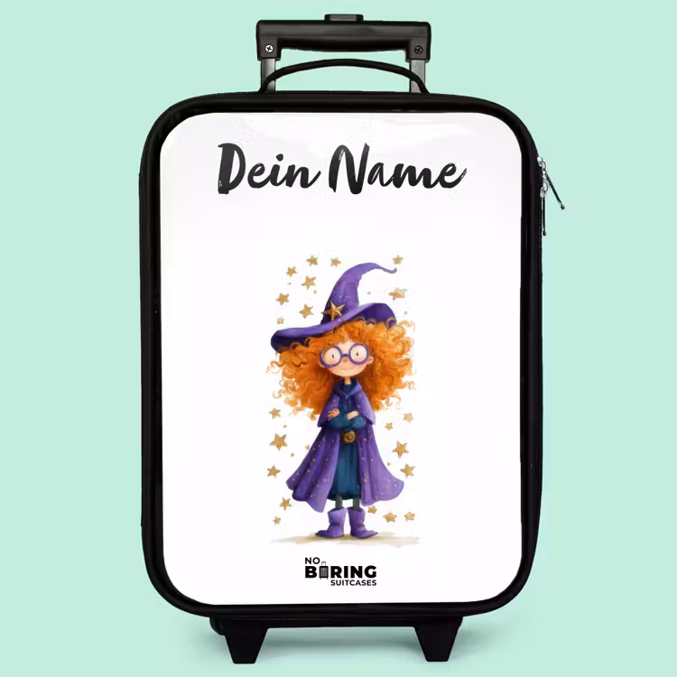 Kinderkoffer mit Name - Sternenzauber mit Locken — 3