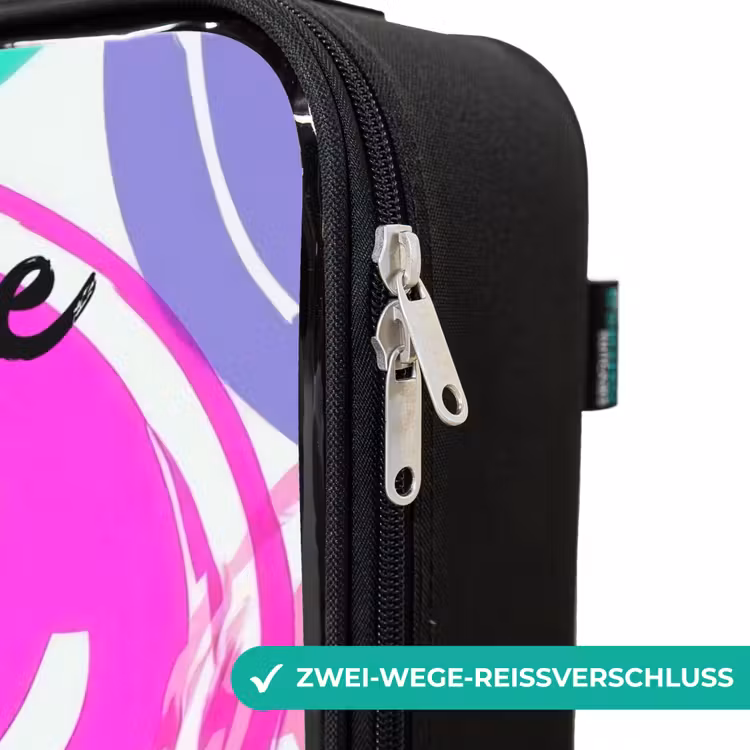 Kinderkoffer mit Name - Bunte Lächel-Explosion — 6