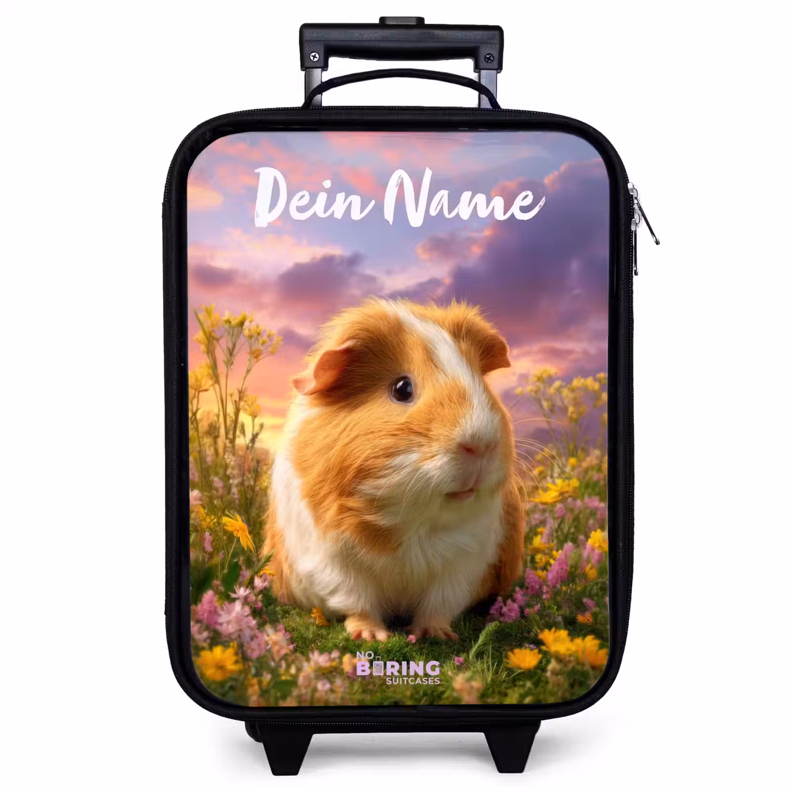 Kinderkoffer mit Name - Meerschweinchen - Natur - Tier — 1