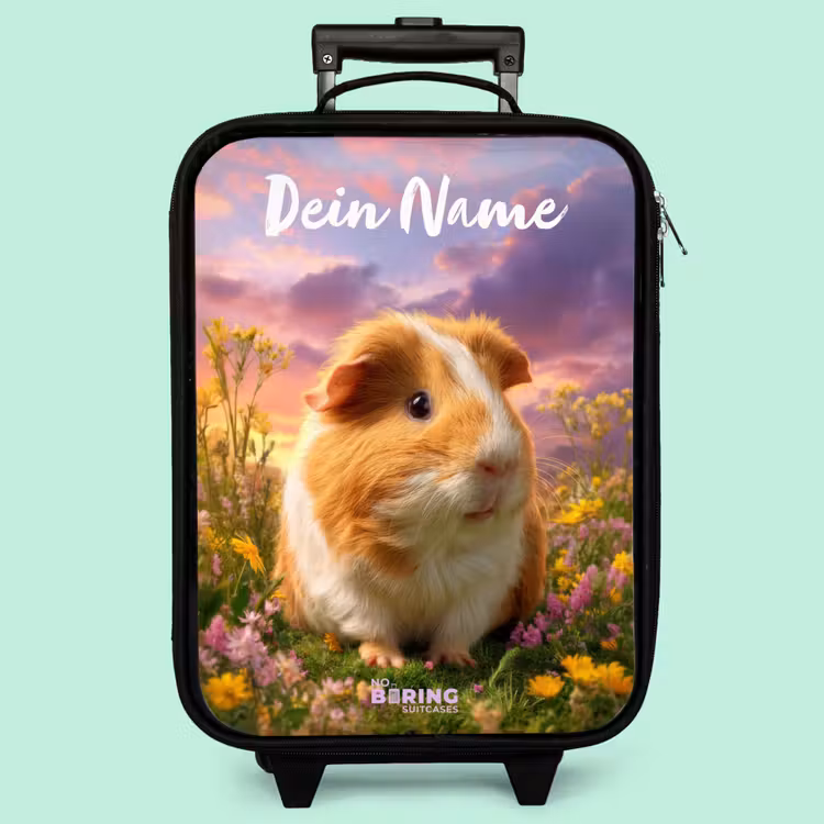 Kinderkoffer mit Name - Meerschweinchen - Natur - Tier — 3